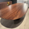 Yac Riga ovale houten eetkamertafel (walnoot) 260x120cm - 1